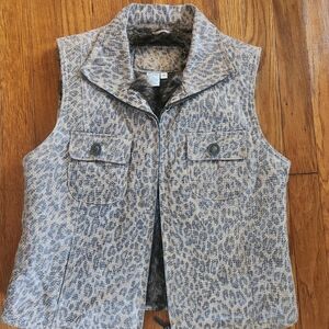 Chic Leopard Print Women's Vest